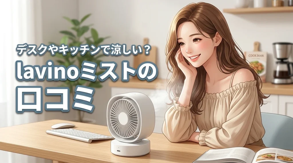 lavino クールエアーミストの口コミが気になる！デスクやキッチンでも本当に涼しい？