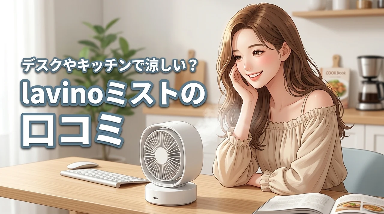 lavino クールエアーミストの口コミが気になる!デスクやキッチンでも本当に涼しい?