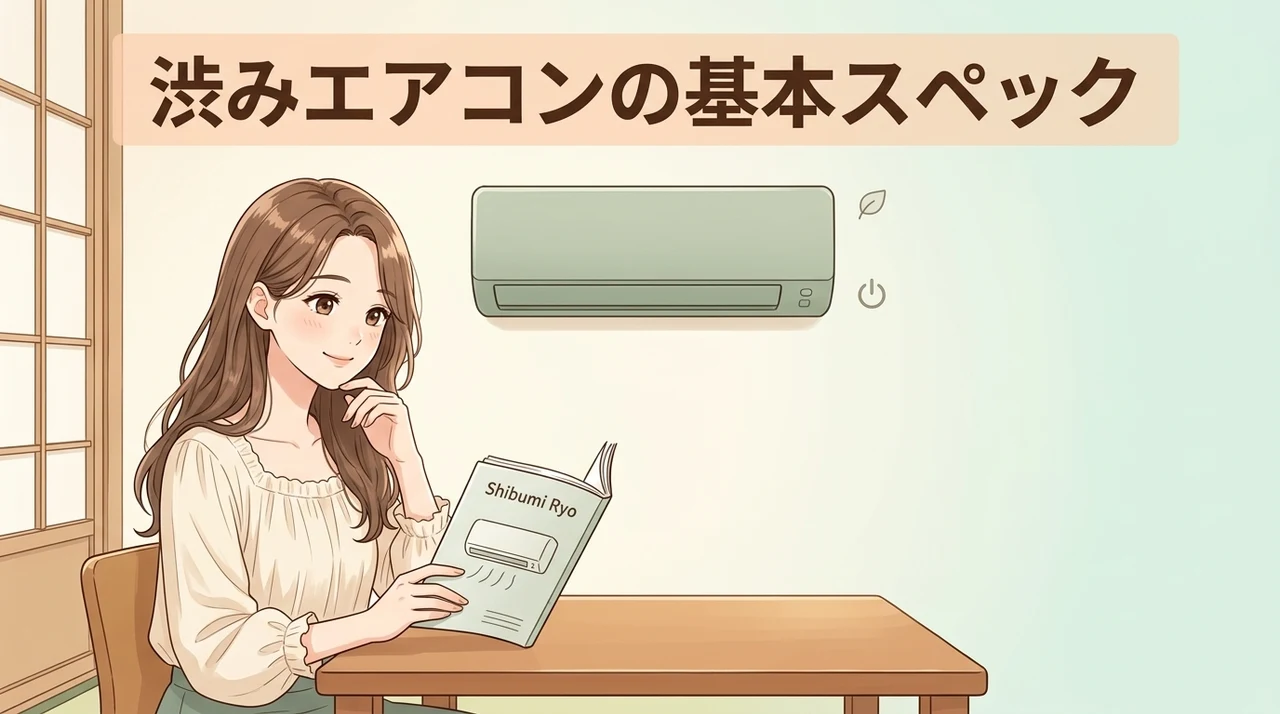 渋み エアコン(shibumi ryo cooler)の基本スペック