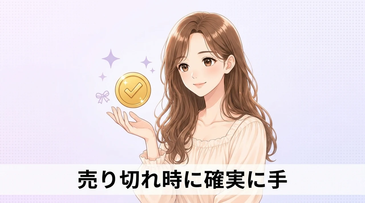 売り切れ時に確実に手に入れる方法