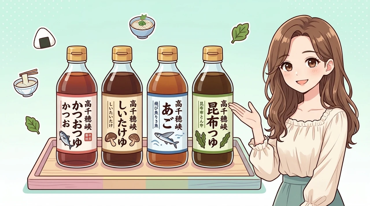 高千穂峡つゆはどれが美味しい？4種類を比較