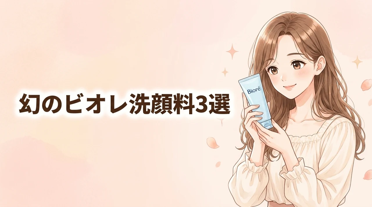 売ってる場所が少ないビオレの人気洗顔料3選