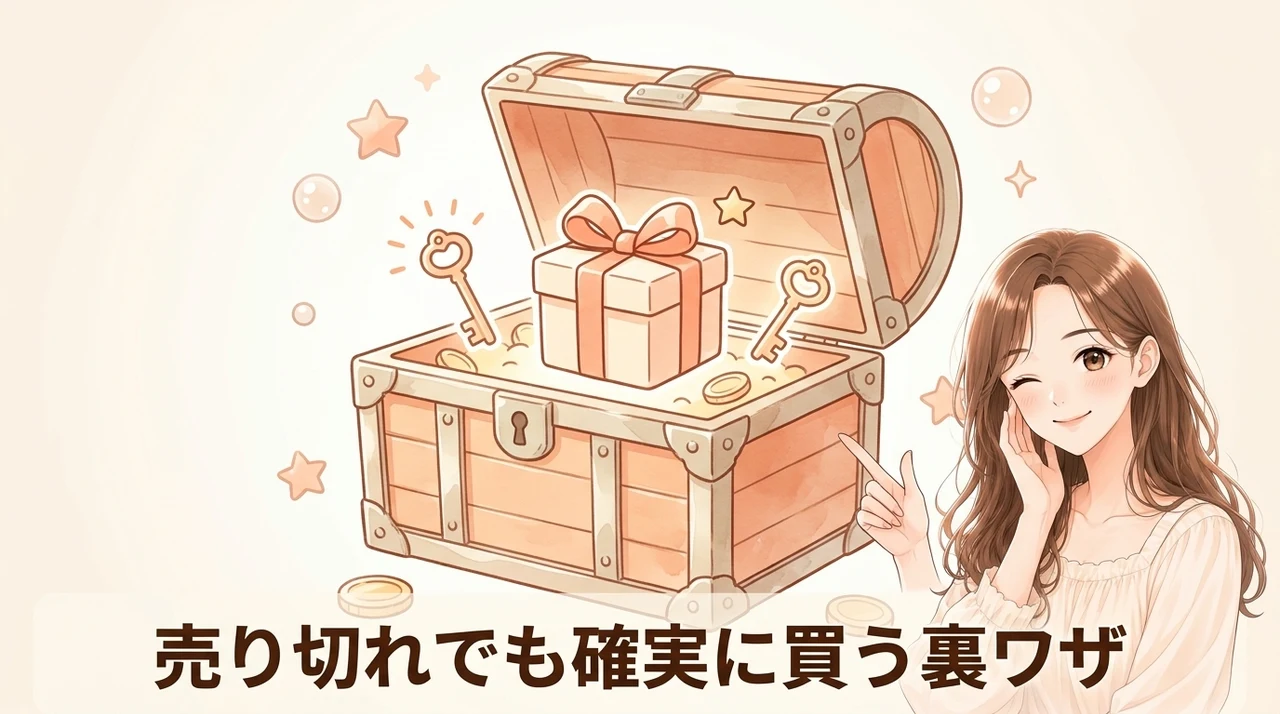 売り切れ時に確実に手に入れる方法