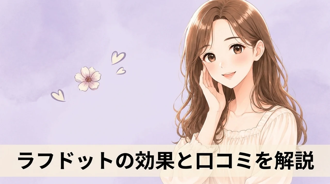 ラフドットの基本情報!黒ずみや匂いの口コミ効果を解説