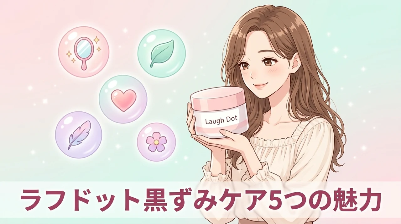 ラフドットで黒ずみをケアするメリット5つ