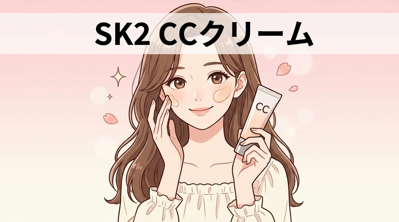 SK2 CCクリームの正しい色選びと塗り方