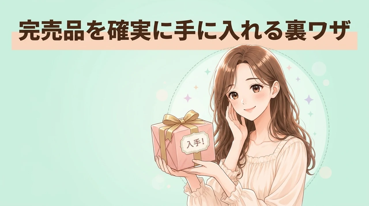 売り切れ時に確実に手に入れる方法