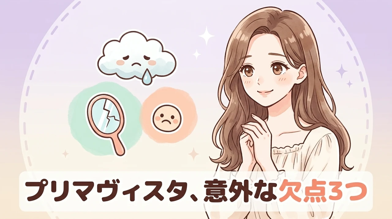 プリマヴィスタを使うデメリット3つ