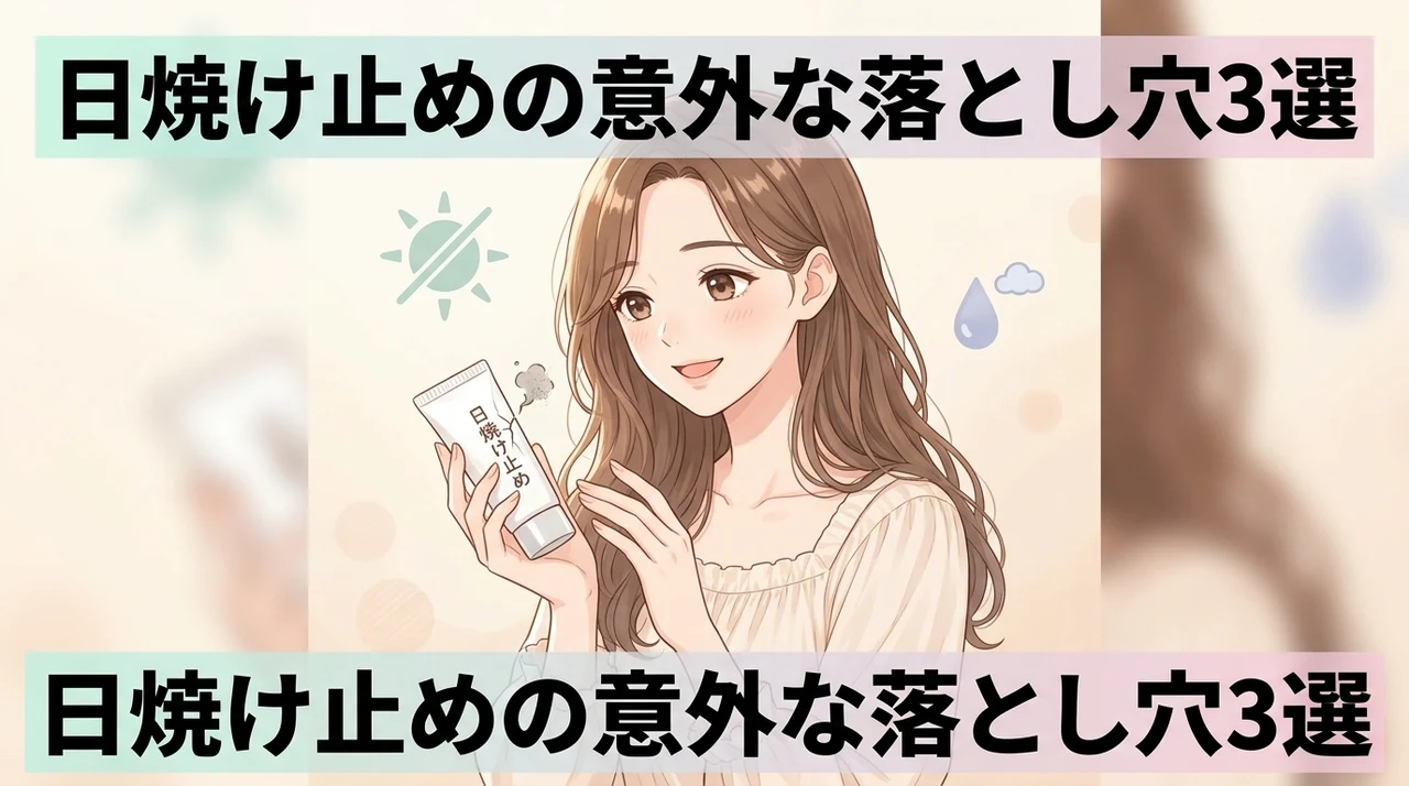 日焼け止めのデメリット3つ