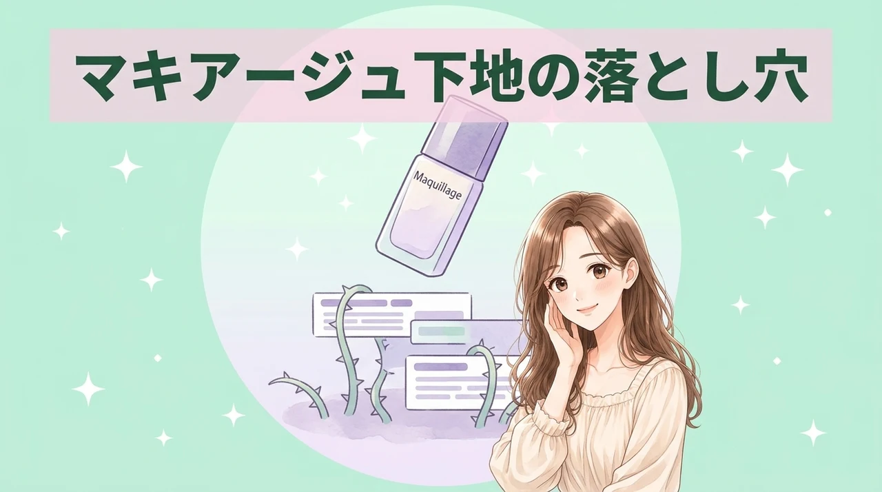 マキアージュの下地を使用するデメリット