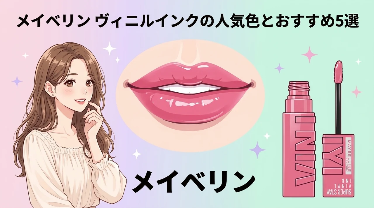 メイベリン ヴィニルインクの人気色とおすすめ5選