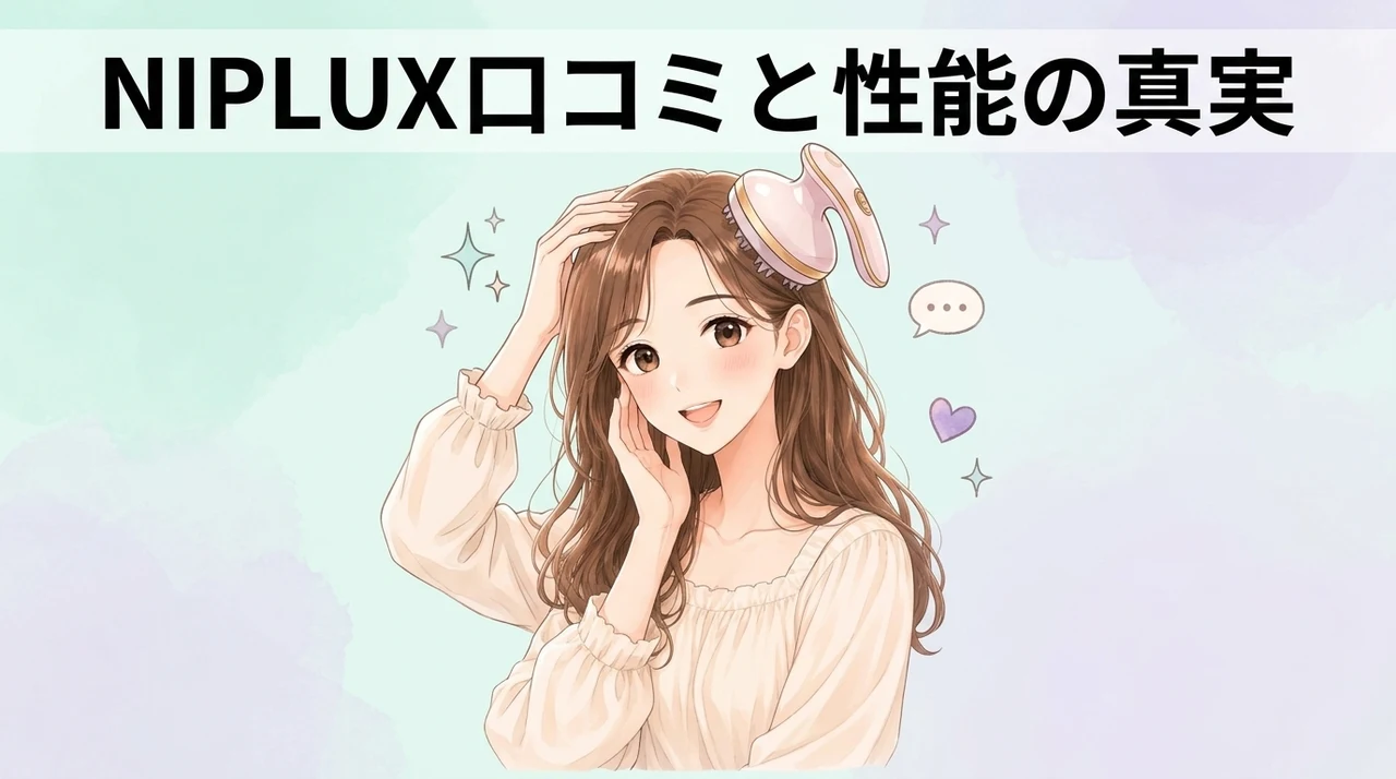 NIPLUXヘッドスパを口コミから探る基本性能と特徴