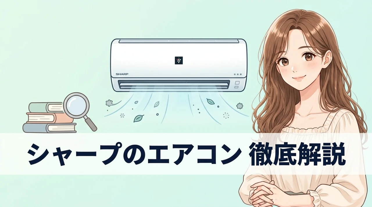 シャープのエアコンとは?基本スペックと特徴