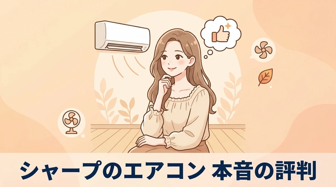 シャープのエアコンの口コミ・評判