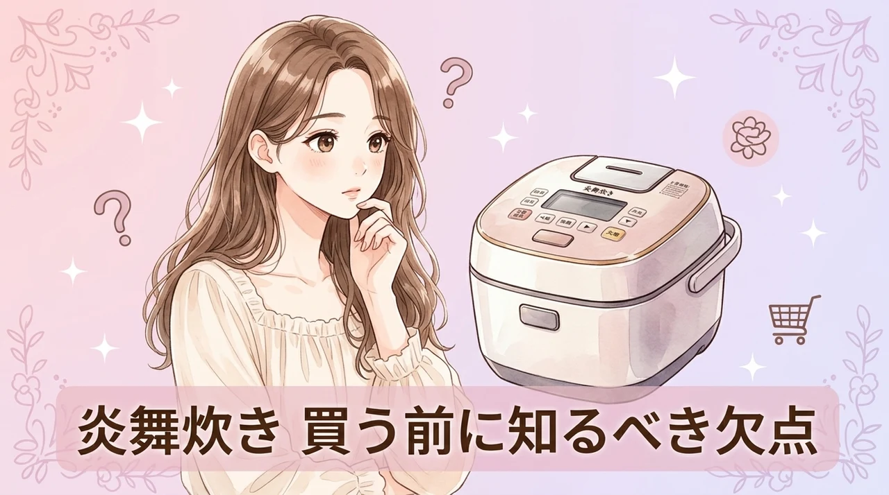 炎舞炊きを購入するデメリット3選