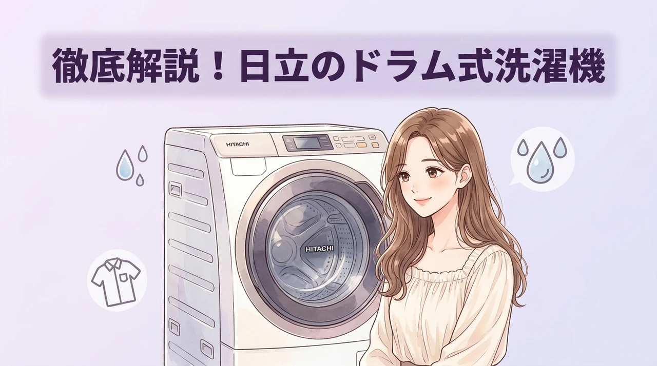 日立のドラム式洗濯機とは?基本性能を解説