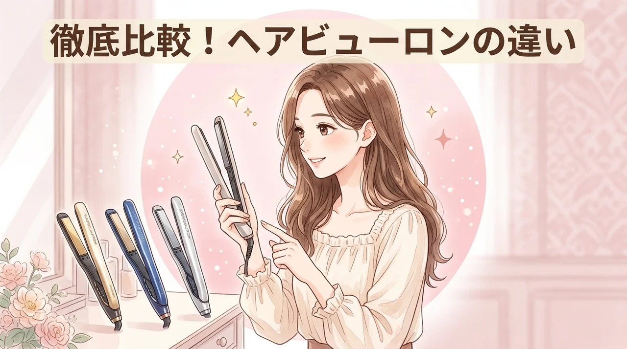 他シリーズとの違い!ヘアビューロンの比較一覧