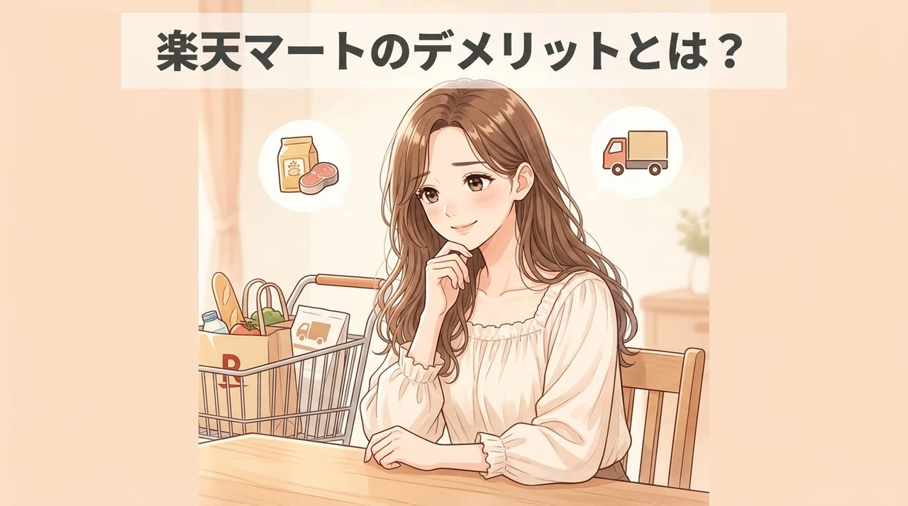 楽天マートを利用するデメリット