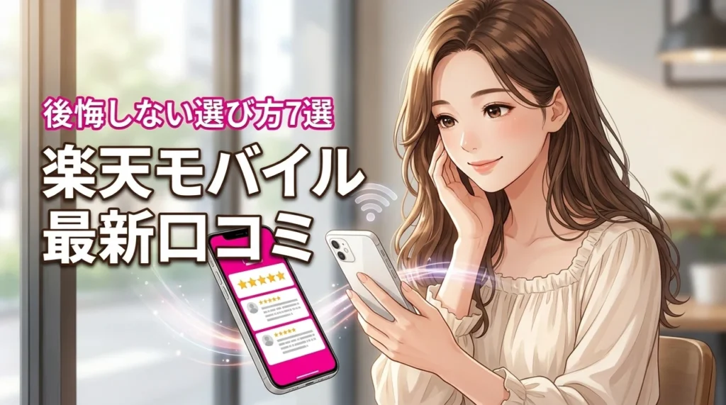 楽天モバイルの口コミ最新を徹底分析！後悔しないための7つの選び方