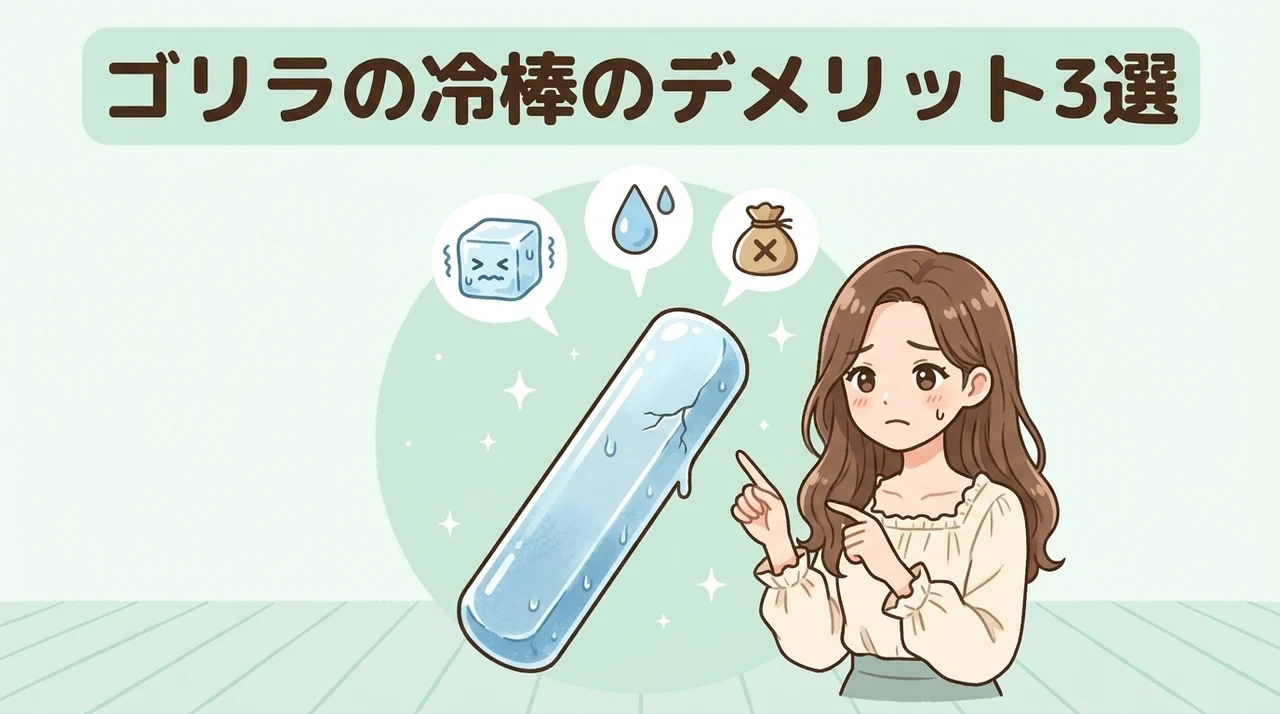 ゴリラの冷棒のデメリット3選