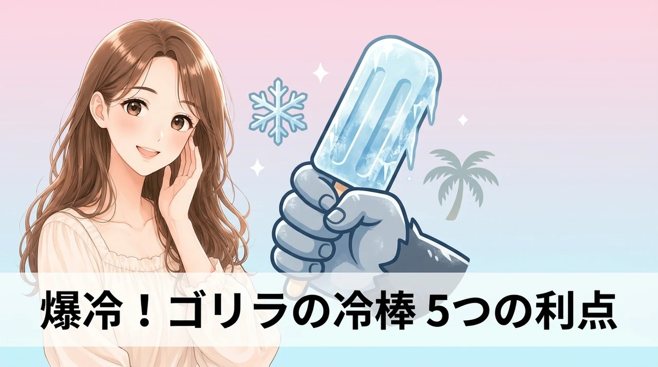 ゴリラの冷棒のメリット5選