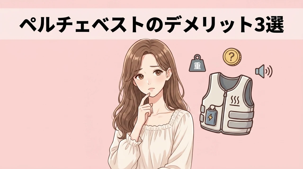 ペルチェベストのデメリット3つ