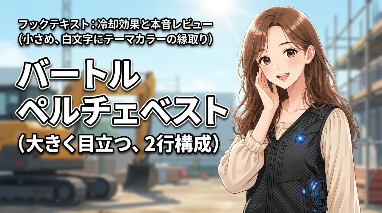 バートルのペルチェベストの口コミは?空調服との違いや冷却効果を本音でチェック