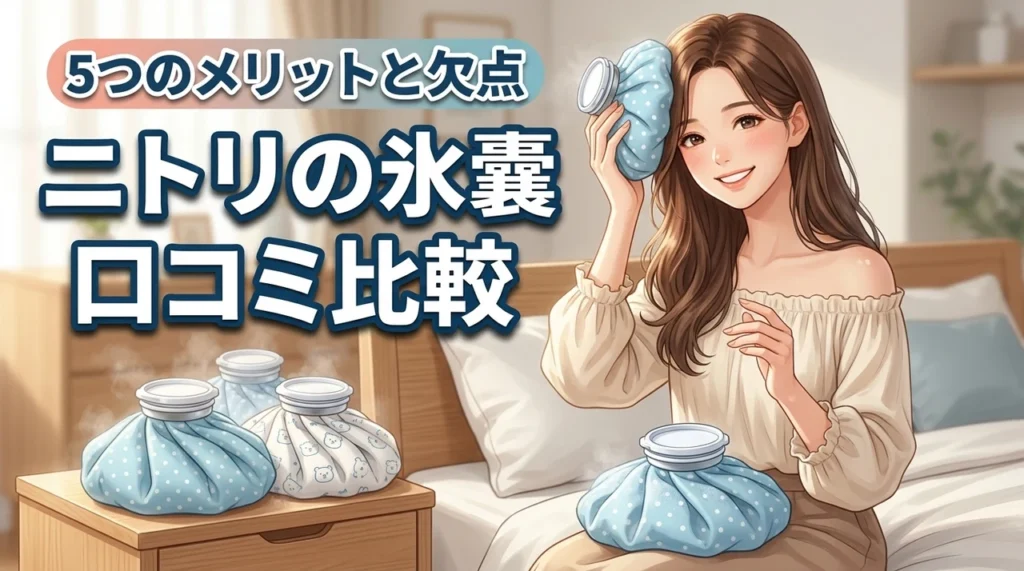 ニトリの氷嚢の口コミは？5つのメリットと2つの欠点を徹底比較して紹介